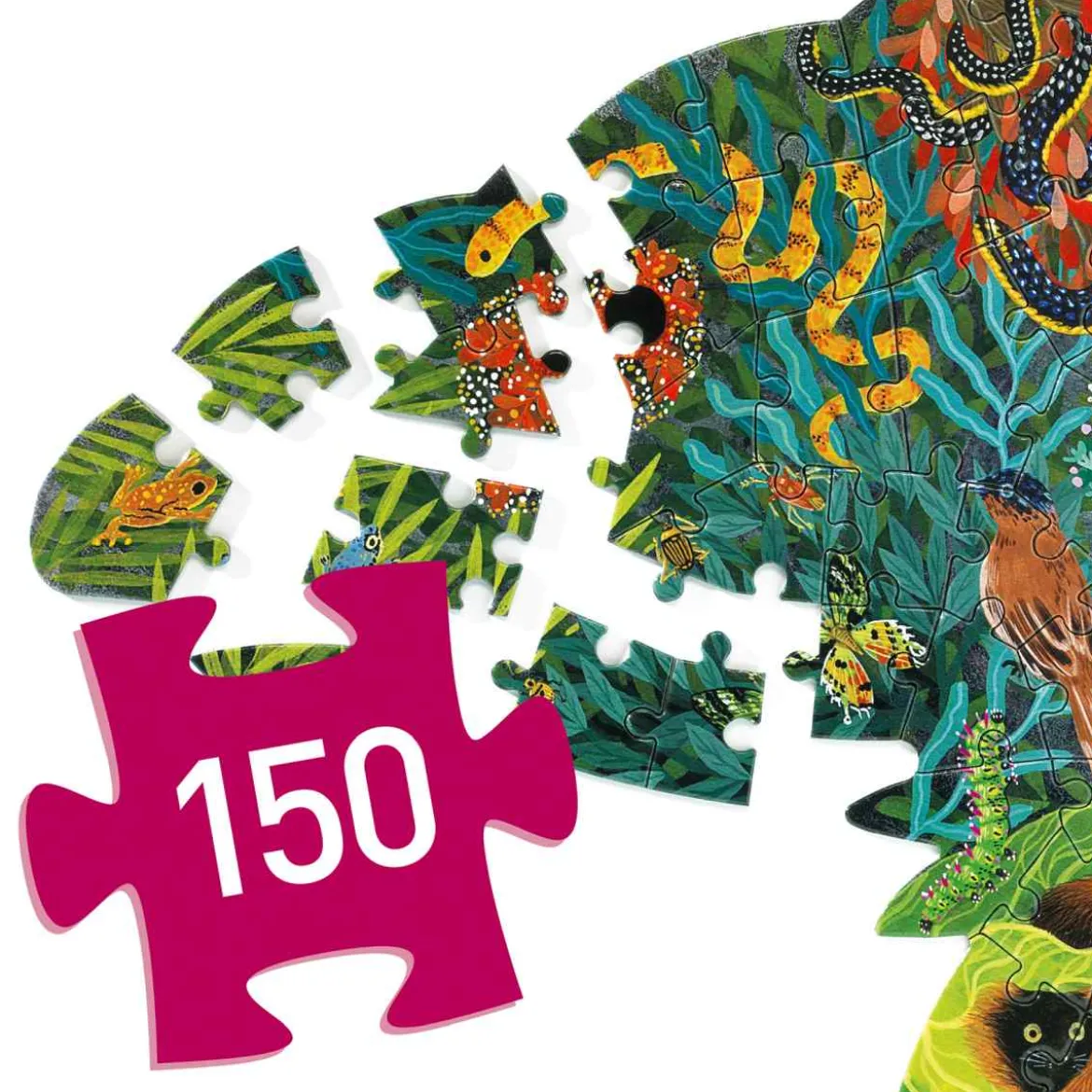 Kunstpuzzle Chamäleon | 150 Teile