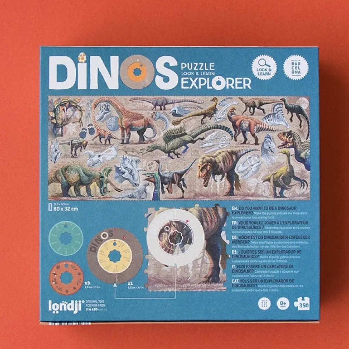 Lernpuzzle Dinos Explorer | 350 Teile