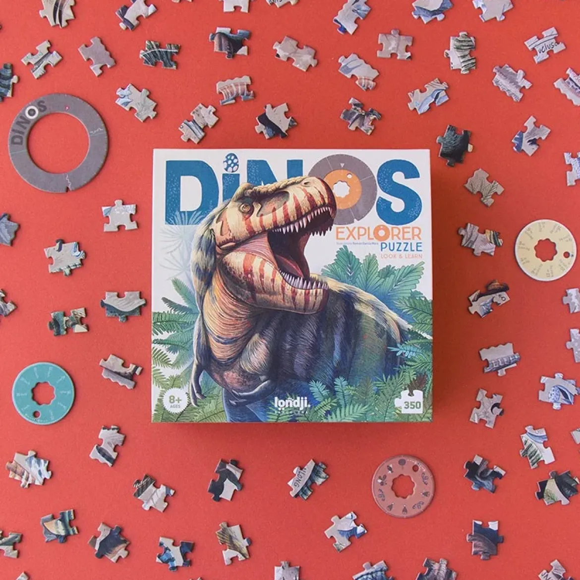 Lernpuzzle Dinos Explorer | 350 Teile