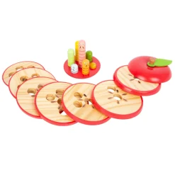 Lernspiel Logisteck | Apfel aus Naturholz