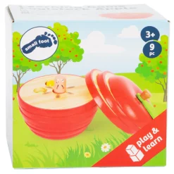 Lernspiel Logisteck | Apfel aus Naturholz