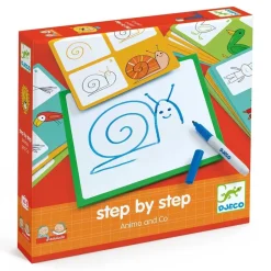 Lernspiel | Step by step - Tiere