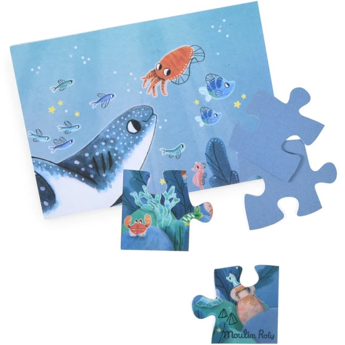 Leuchtpuzzle Paulie "Sous la mer" | 24 Teile