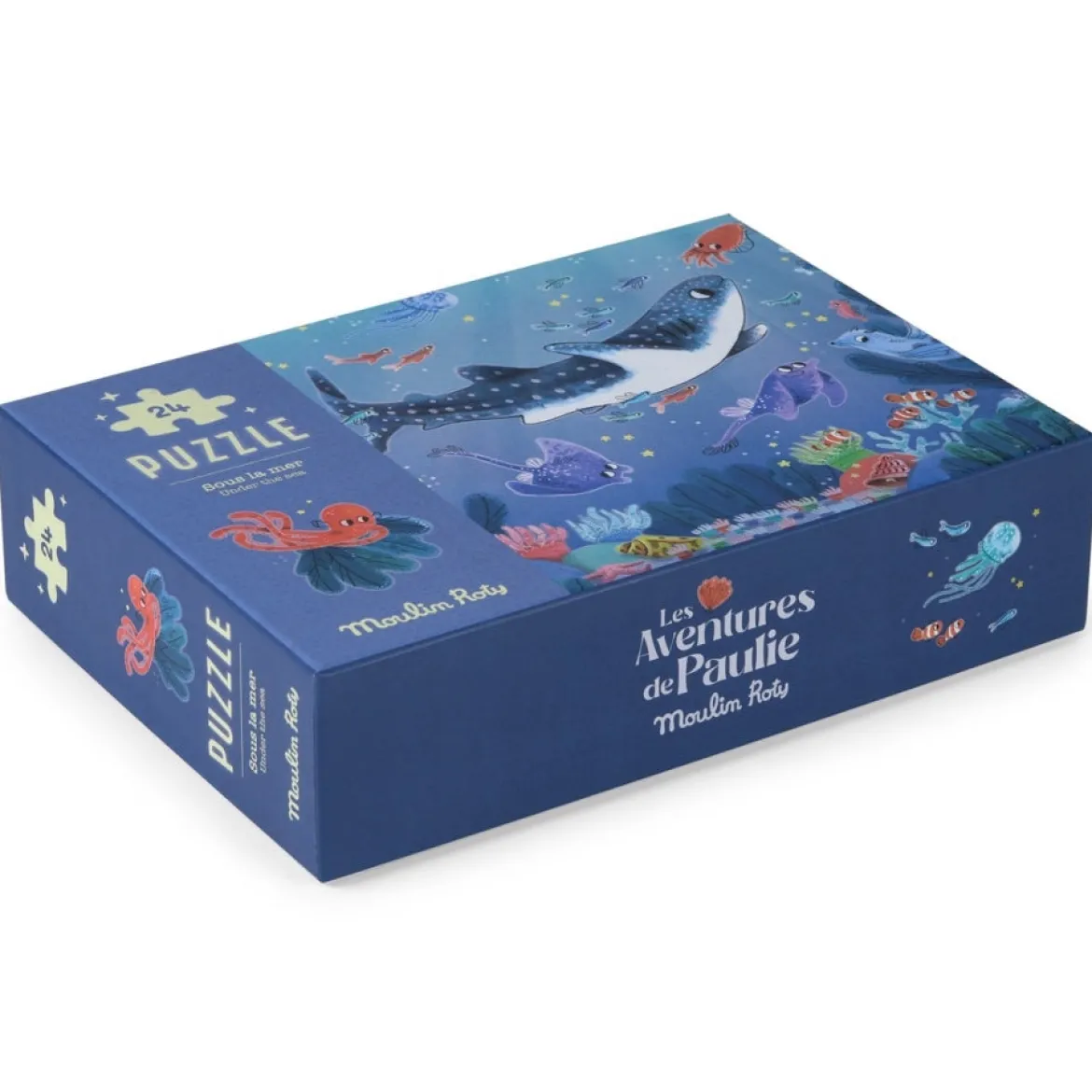 Leuchtpuzzle Paulie "Sous la mer" | 24 Teile