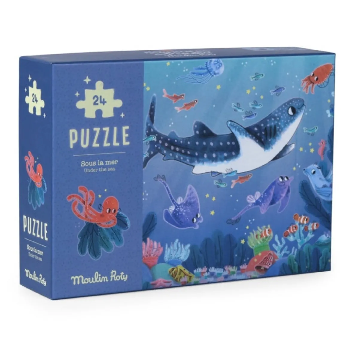 Leuchtpuzzle Paulie "Sous la mer" | 24 Teile