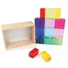 Lichtbauquader in Holzbox | 24 Teile