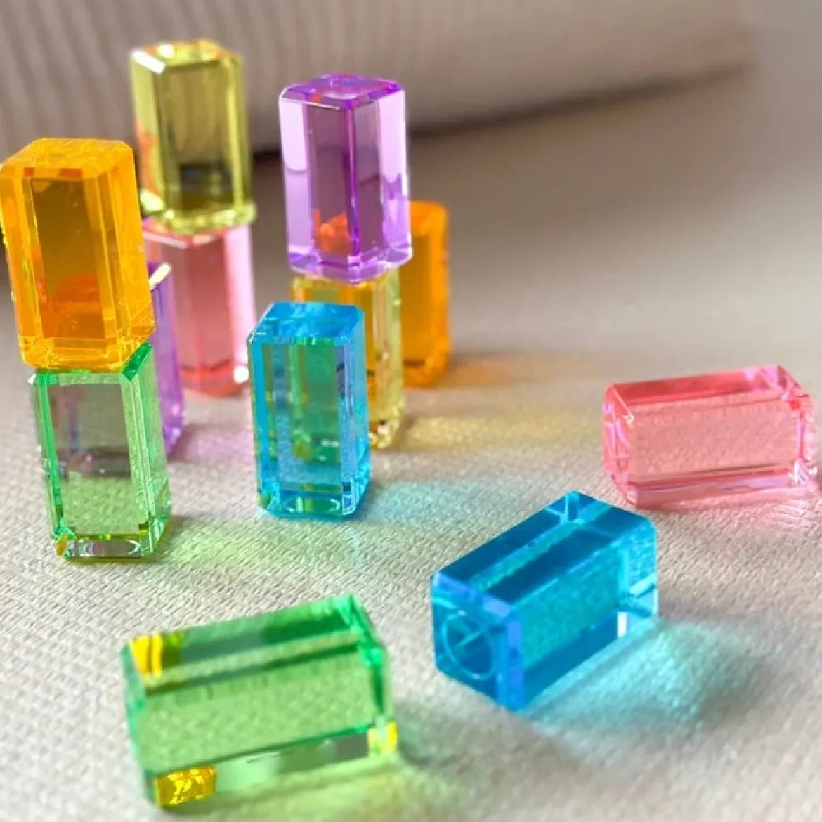 Lichtbauquader Pastell | 12 Teile