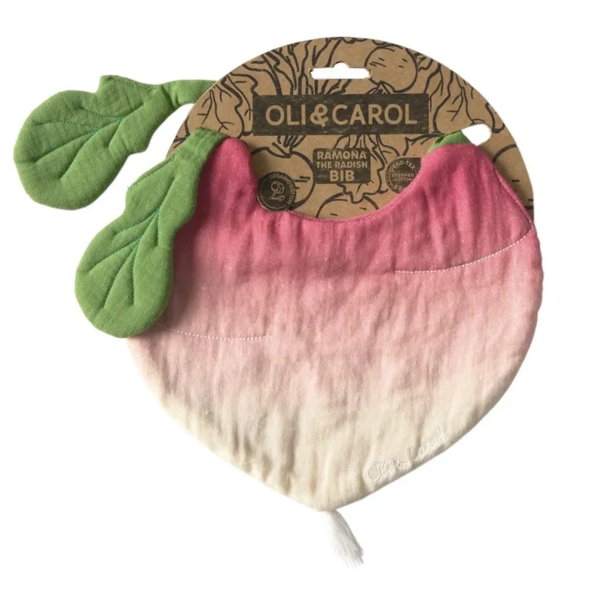 Lätzchen aus Bio-Baumwolle | Ramona the Radish