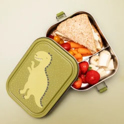Lunchbox aus Edelstahl | Mr. Dino groß