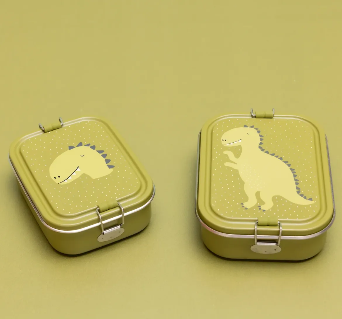 Lunchbox aus Edelstahl | Mr. Dino klein