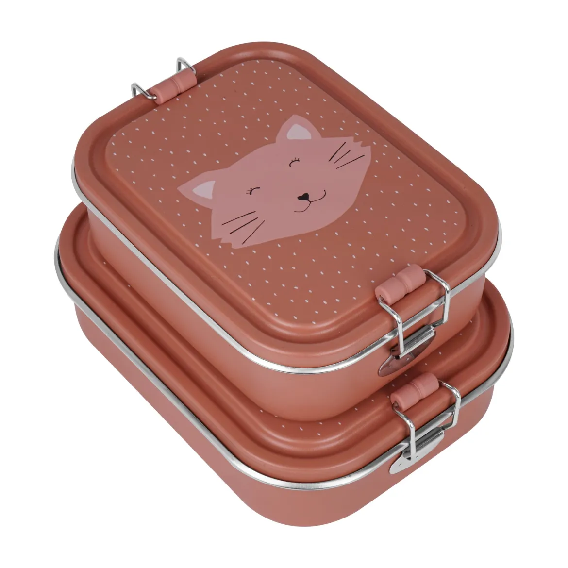 Lunchbox aus Edelstahl | Mrs. Cat groß