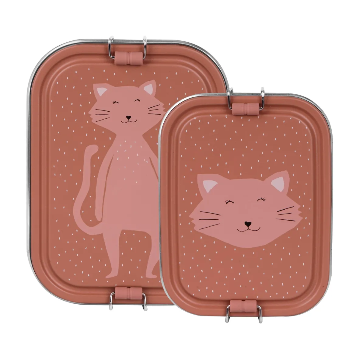 Lunchbox aus Edelstahl | Mrs. Cat groß