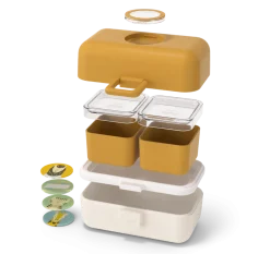 Lunchbox Bento-Box | Senfgelb