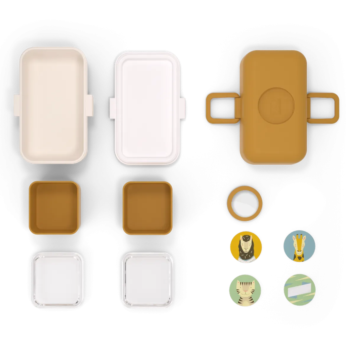 Lunchbox Bento-Box | Senfgelb
