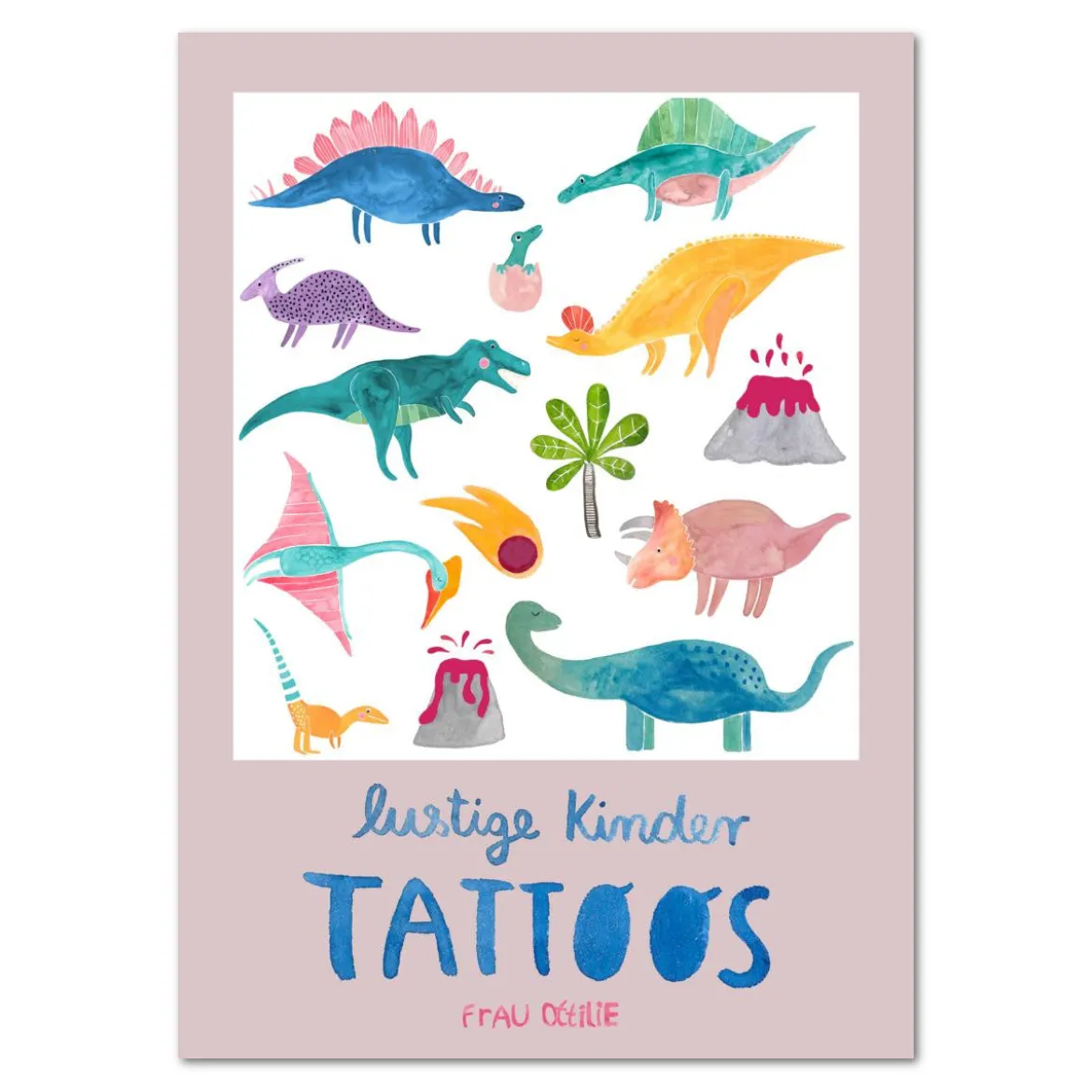 Lustige Kindertattoos | Dinos