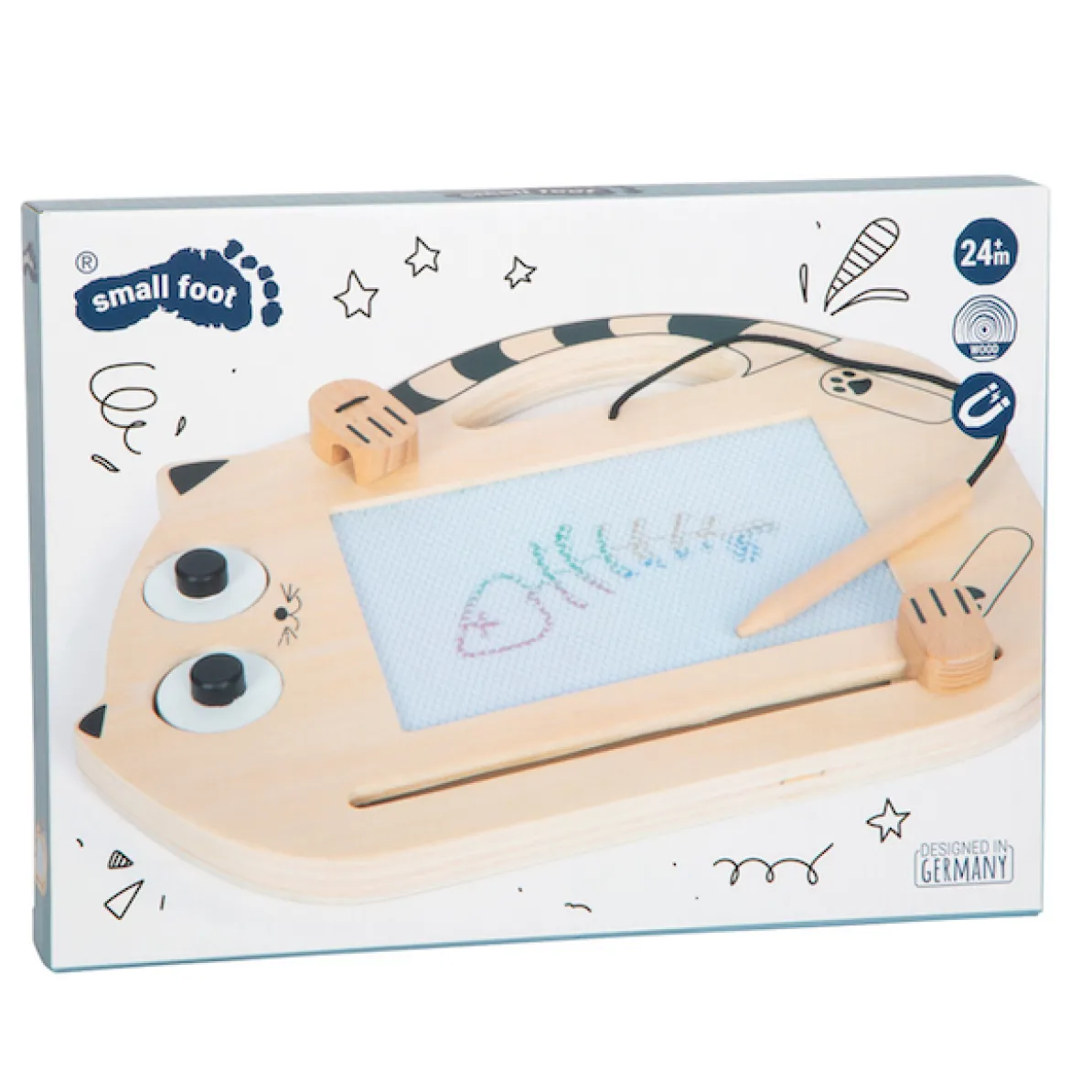 Magnetische Zaubertafel Katze