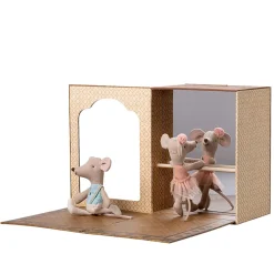 Maileg | Ballettmäuse im Tanzstudio (Kleine Schwester / Kleiner Bruder)