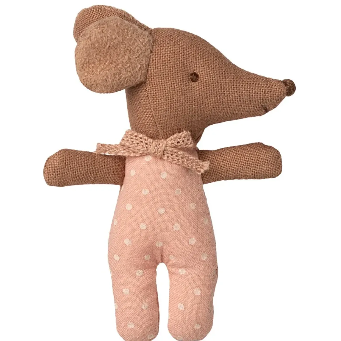 Maileg | Schläfrige Babymaus in Streichholzschachtel (Rose)