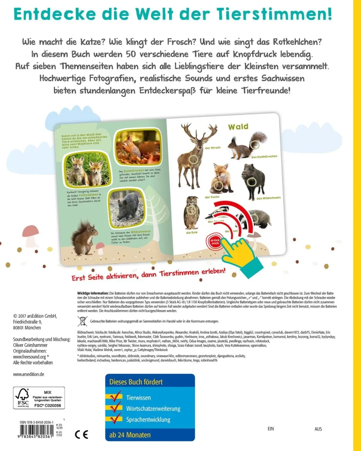 Mein großes Buch der Tiergeräusche