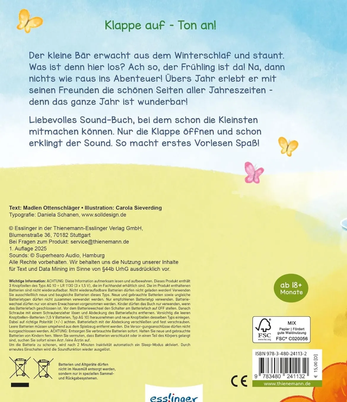 Mein Klapp-Sound-Buch: Das ganze Jahr klingt wunderbar!