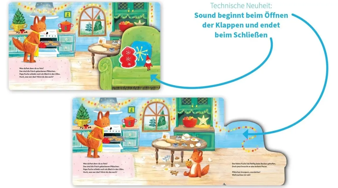 Mein Klapp-Sound-Buch: Hör mal her, es weihnachtet sehr!