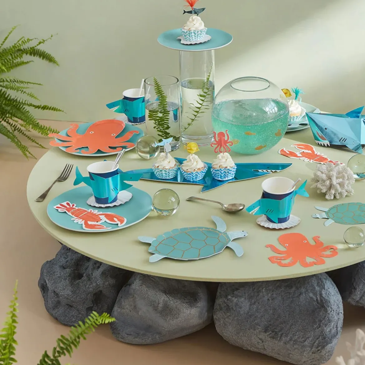 Meri Meri Cupcake-Set | Meerestiere