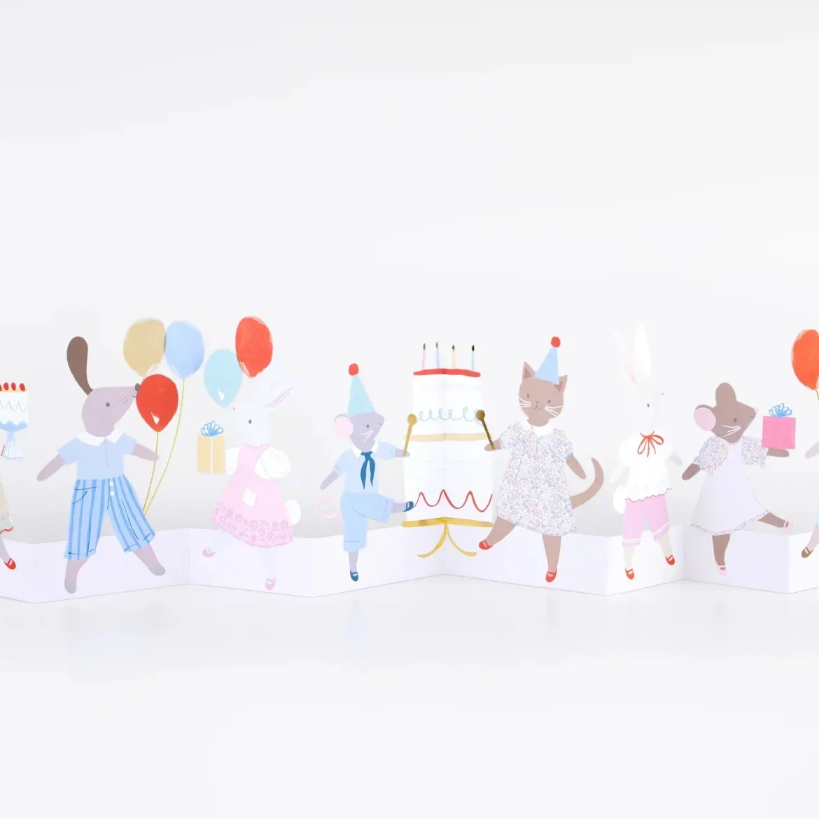 Meri Meri 3D-Karte zum Geburtstag | Tierfreunde