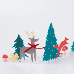 Meri Meri 3D-Weihnachtskarte | Winter Woodland