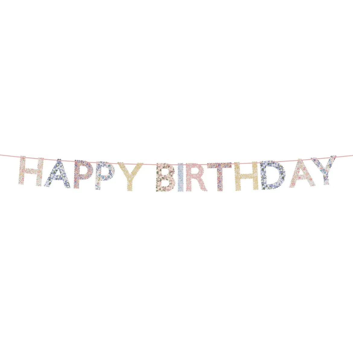 Meri Meri x Liberty Geburtstags-Girlande | Happy Birthday