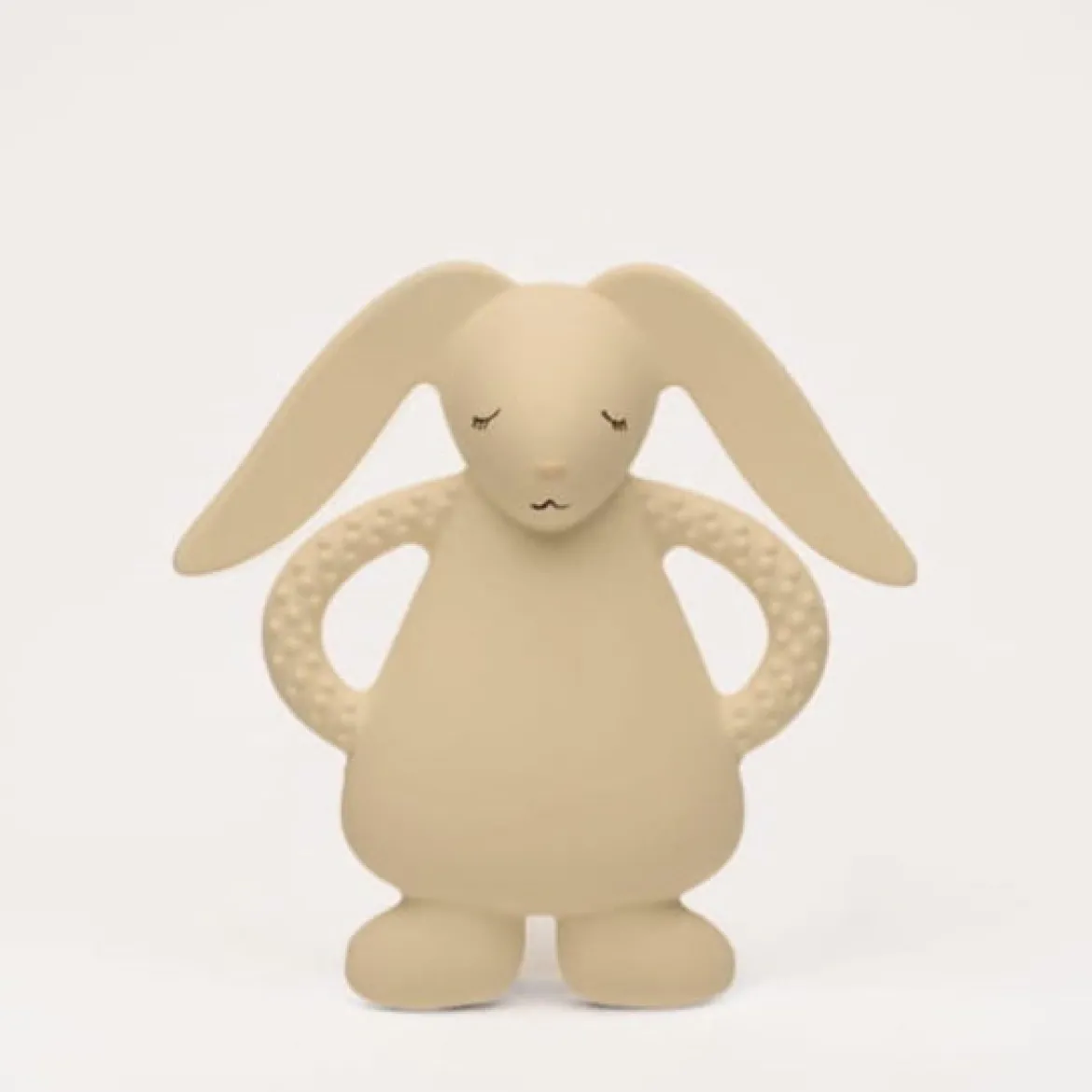 Moonie Beißring aus Naturkautschuk | Hase Sand