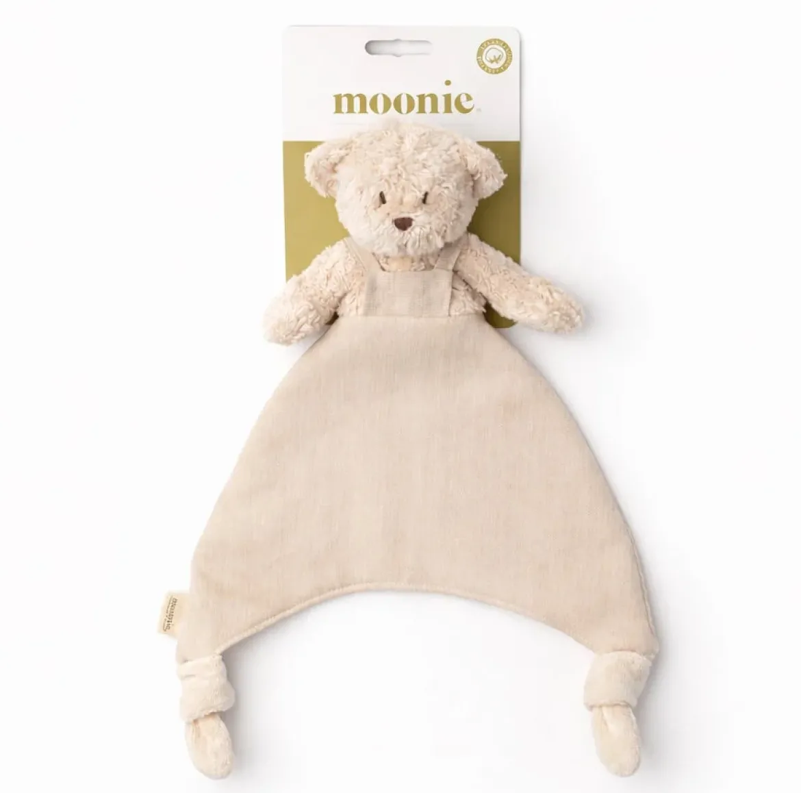 Moonie Schmusetuch Teddybär | Organic Sand