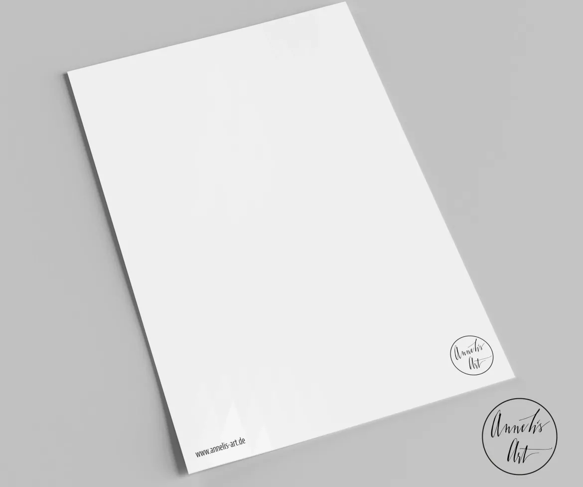 Neujahres-Postkarte | Glücksschwein