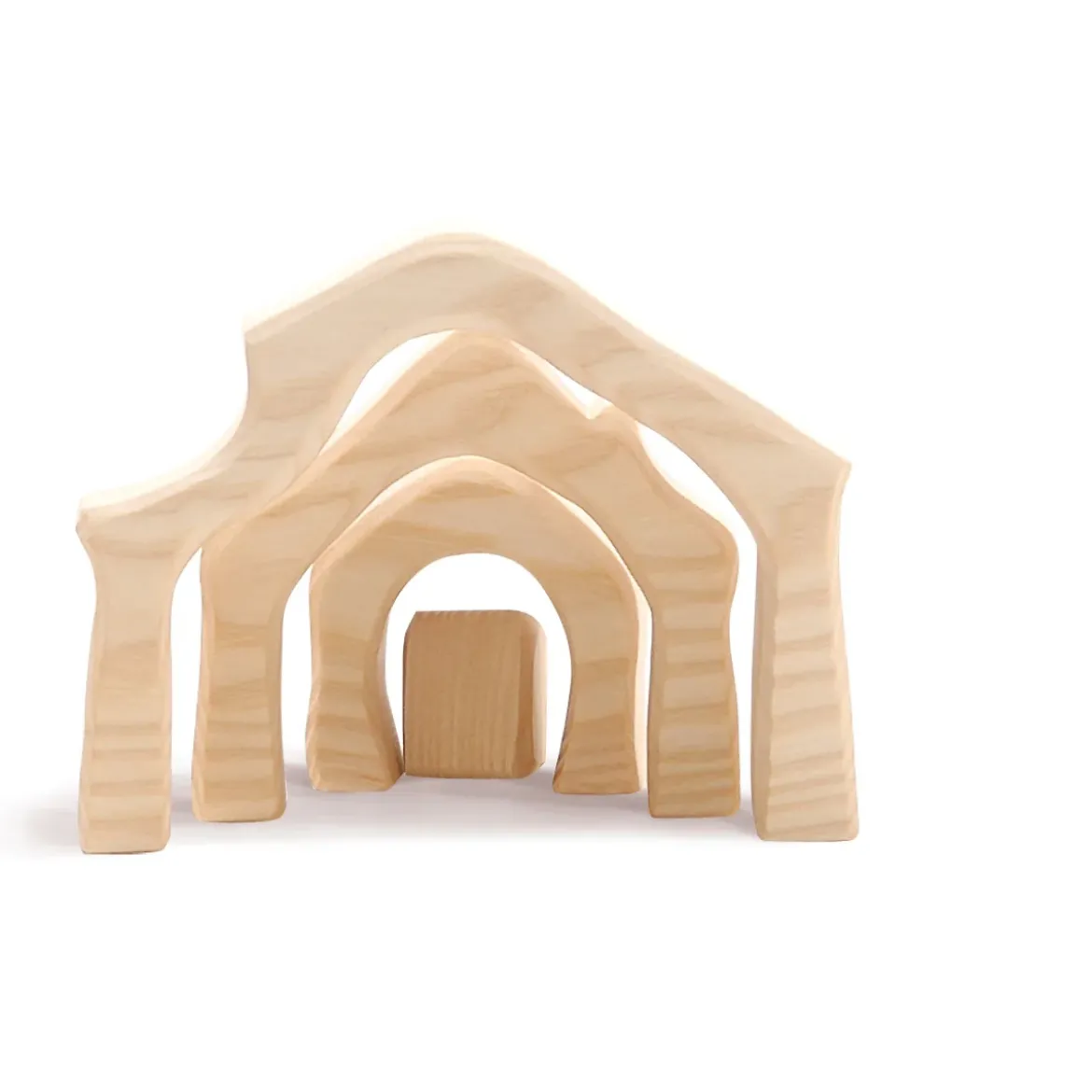 Ostheimer | Mini-Krippenstall | 4-teilig