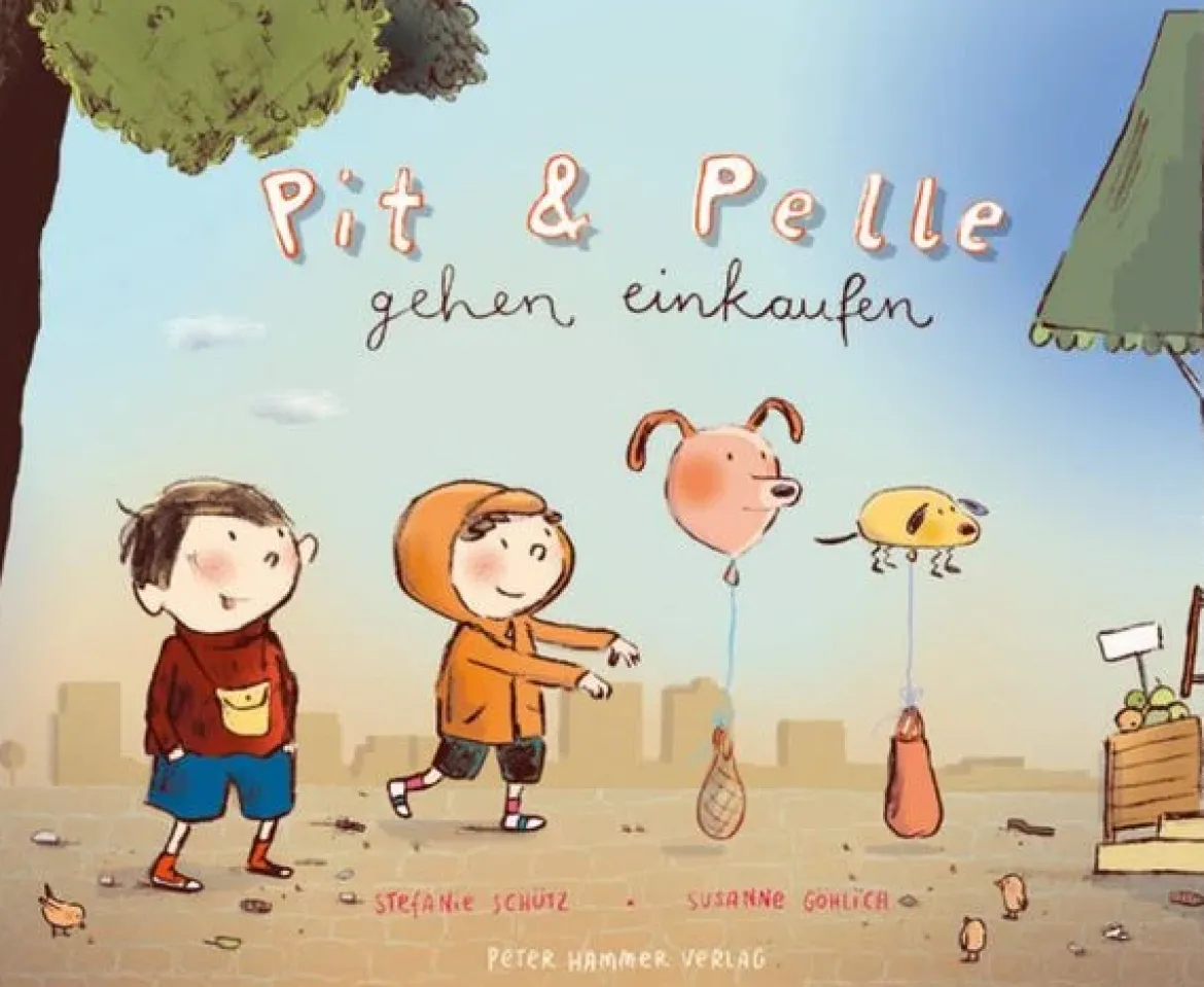 Pit und Pelle gehen einkaufen
