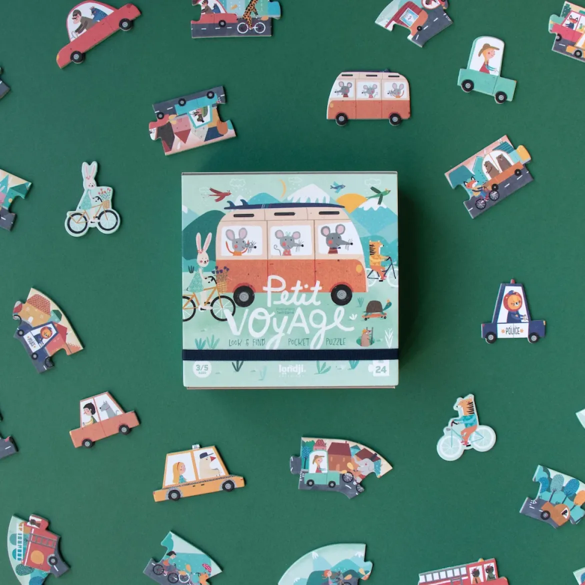 Pocket-Puzzle Petit Voyage | 24 Teile