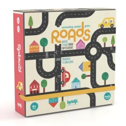 Pocket-Spiel & Puzzle Roads | 48 Teile