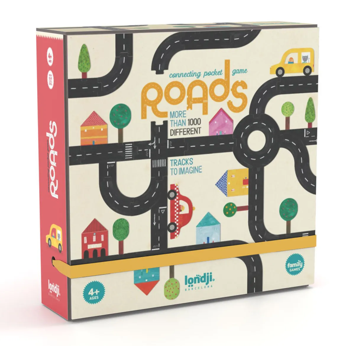 Pocket-Spiel & Puzzle Roads | 48 Teile