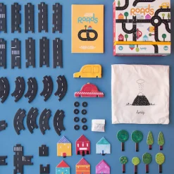Pocket-Spiel & Puzzle Roads | 48 Teile