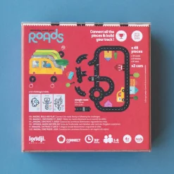 Pocket-Spiel & Puzzle Roads | 48 Teile