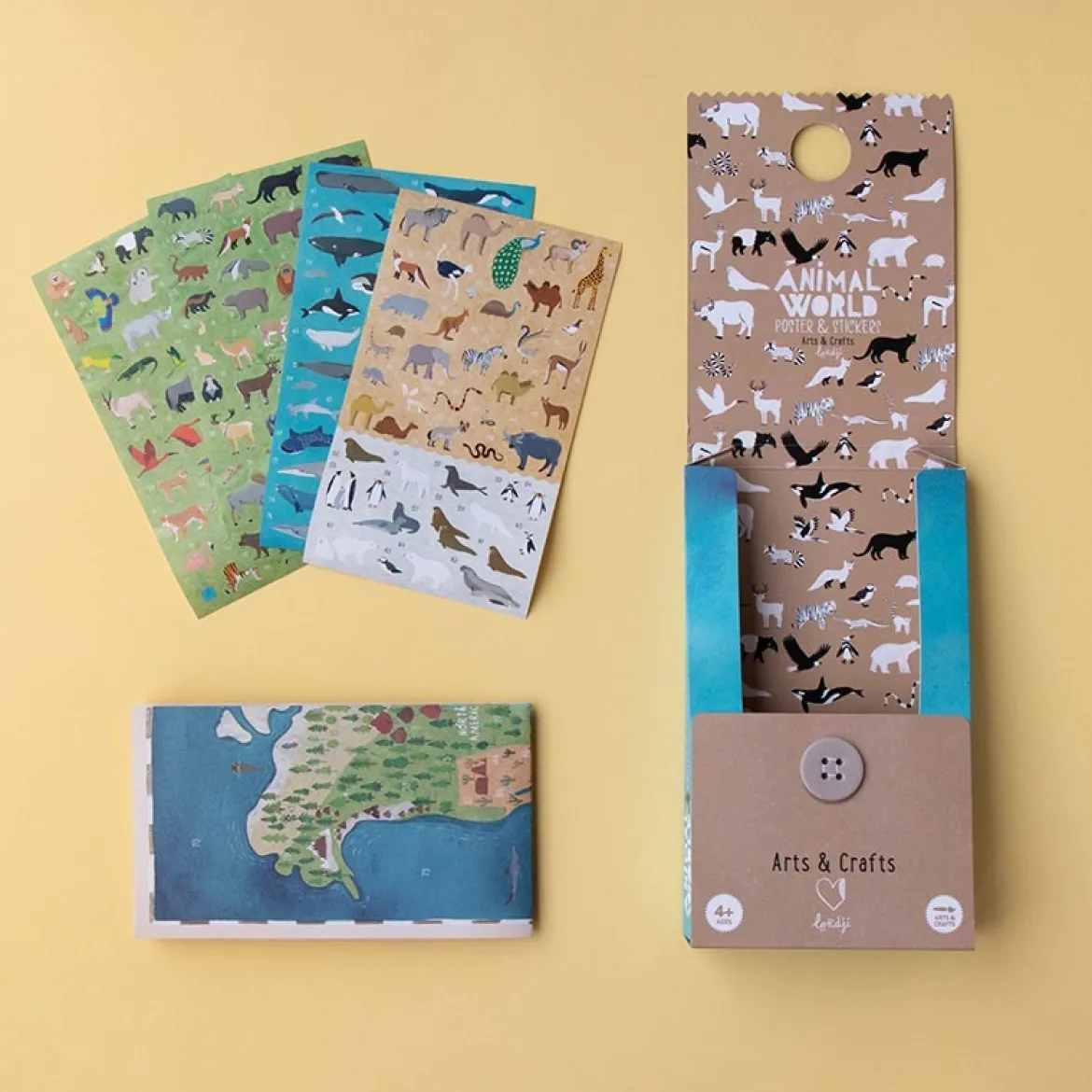Poster- & Stickerset | Animal World