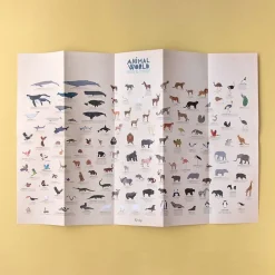 Poster- & Stickerset | Animal World