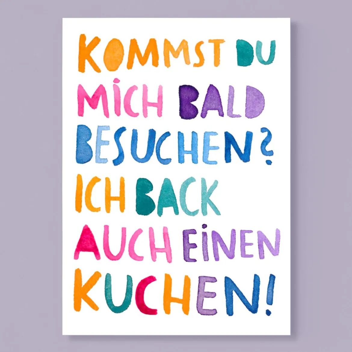 Postkarte | Kucheneinladung