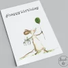 Postkarte zum Geburtstag | Maus | #happyBirthday