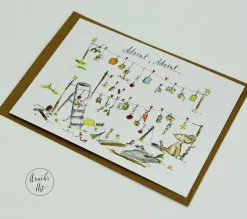 Postkarte zu Weihnachten | Advent, Advent…