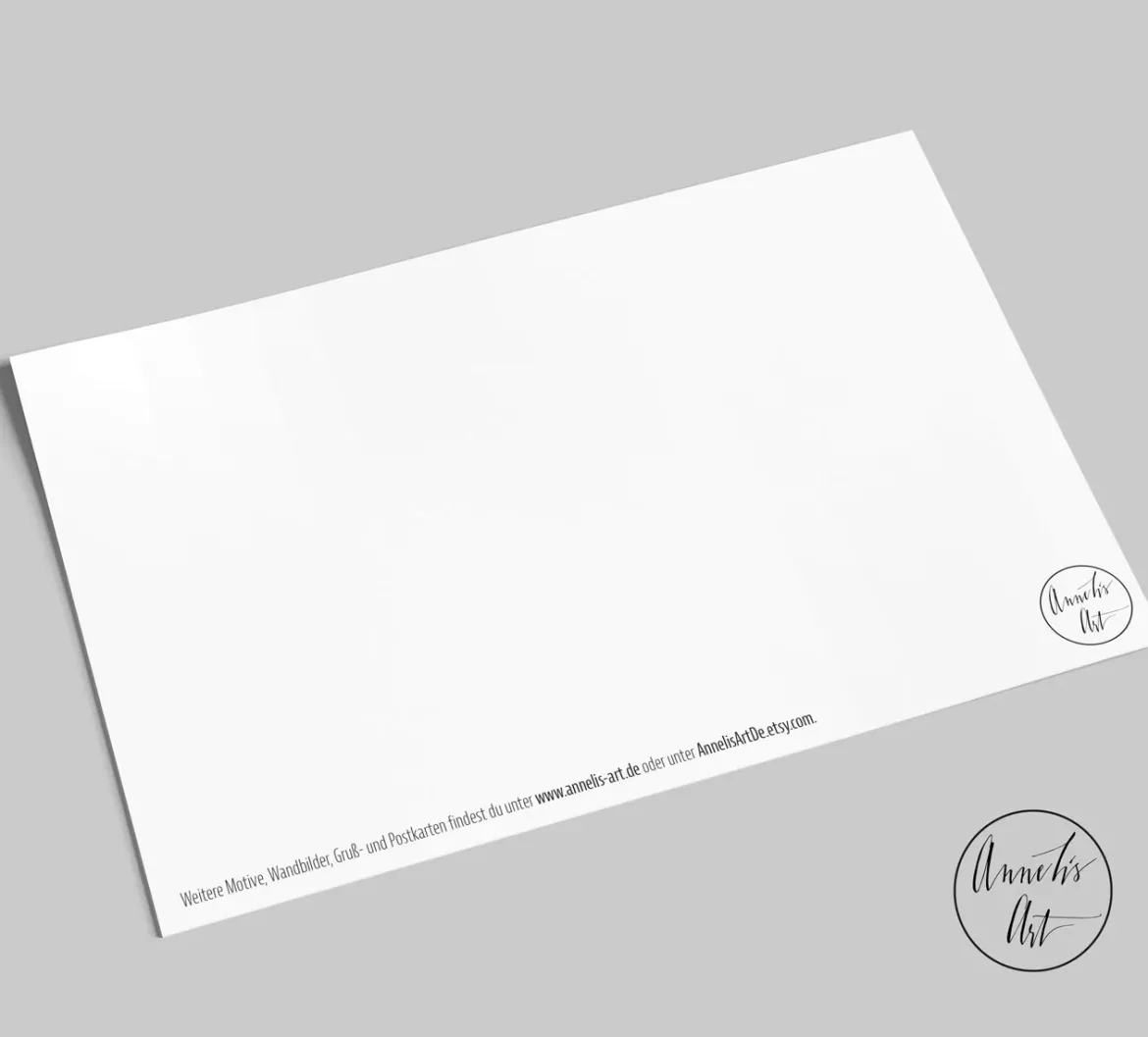 Postkarte zu Weihnachten | Frohe Weihnachten