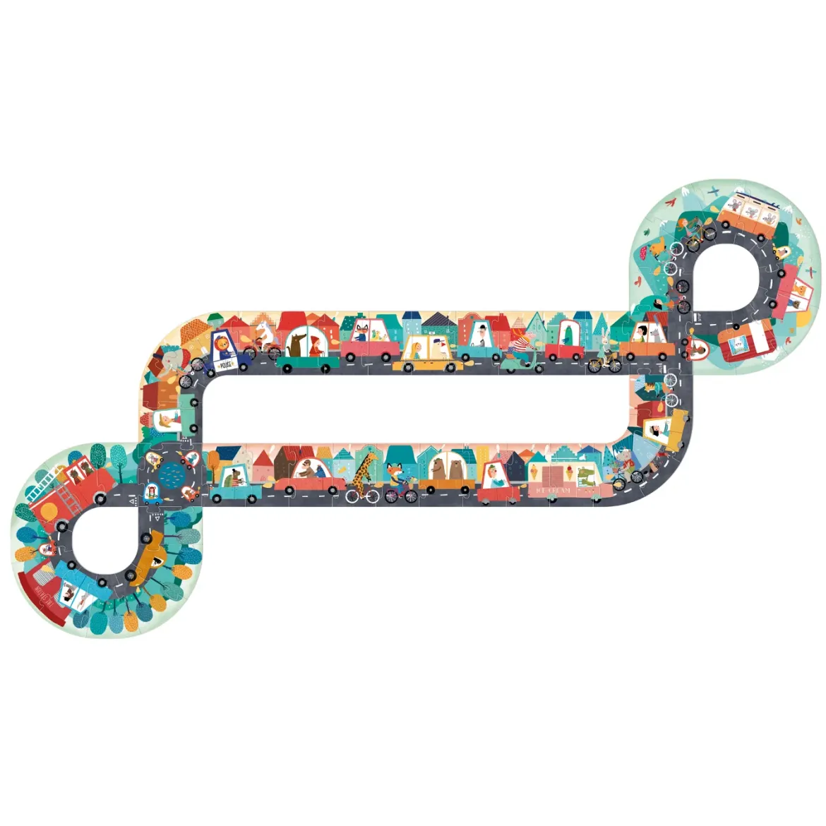 Puzzle Beep Beep | 48 Teile