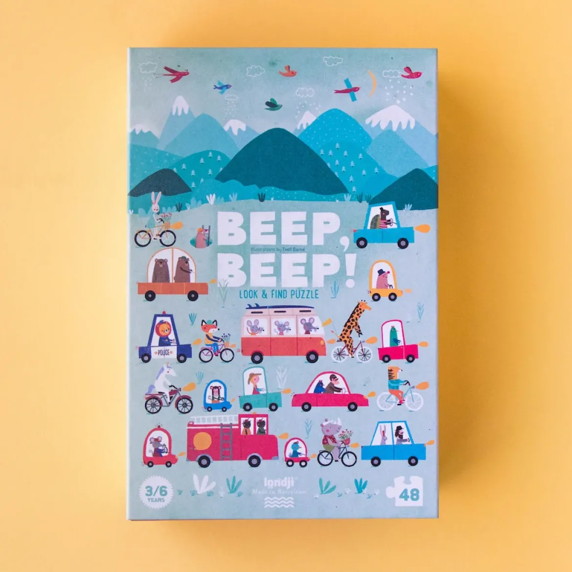 Puzzle Beep Beep | 48 Teile