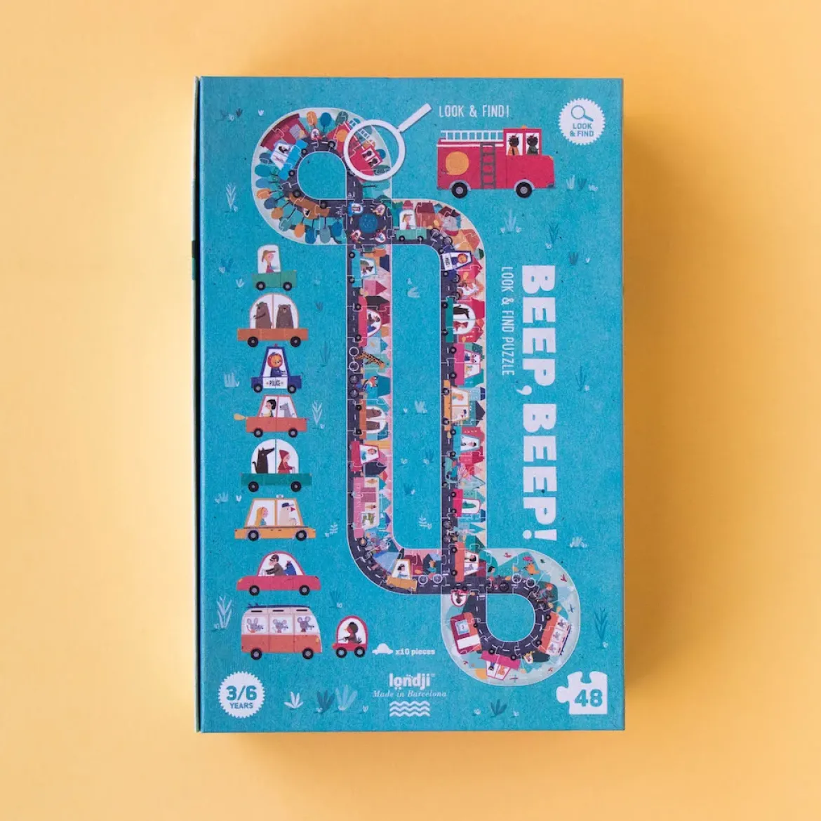 Puzzle Beep Beep | 48 Teile