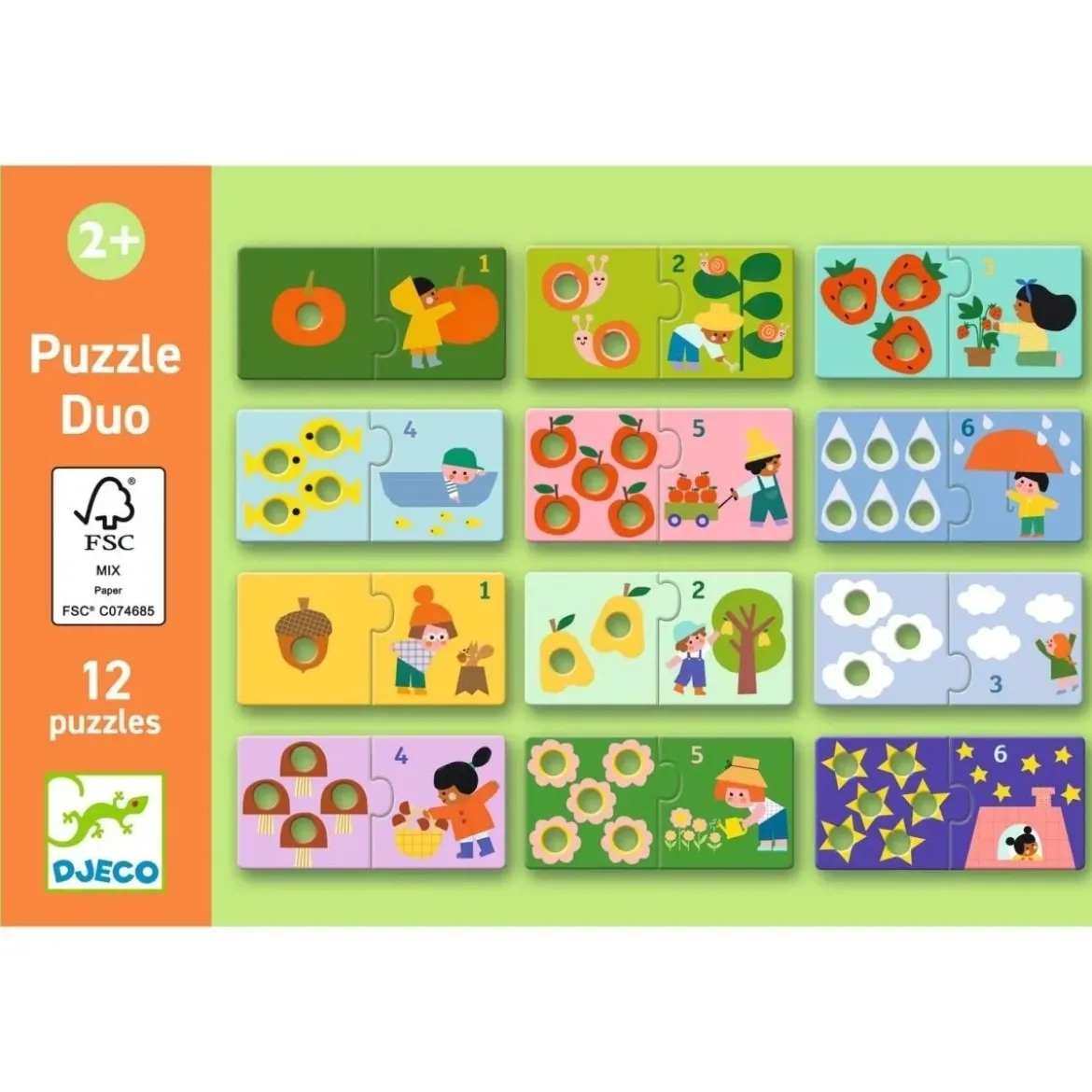 Puzzle Duo | Erste Zahlen