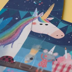 Puzzle Happy Birthday Unicorn | 5 Einzelpuzzle